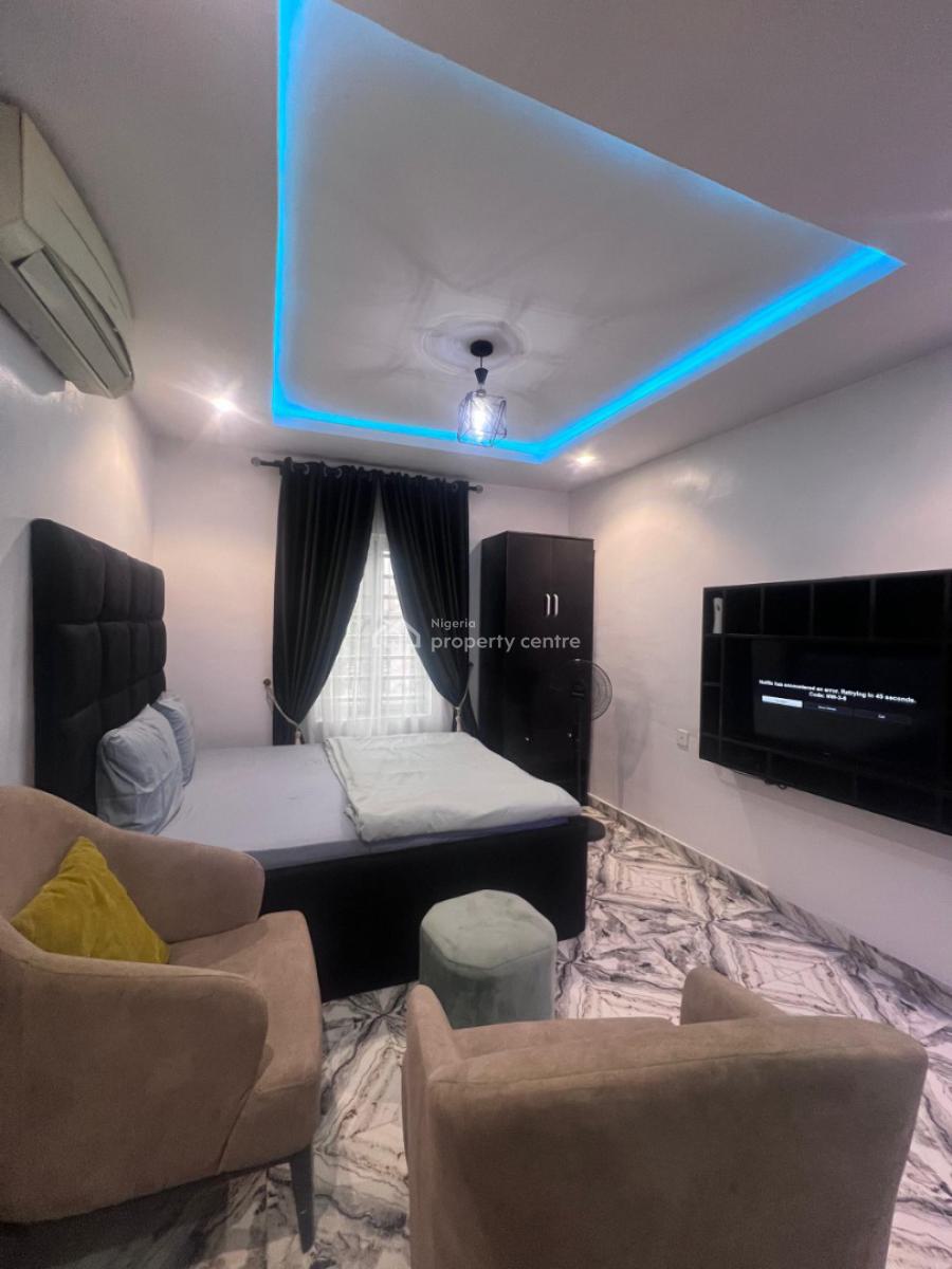 Furnished Studio Apartment for Monthly Stay., Estate Like Close to Waec, Yaba, Lagos, Self Contain (single Rooms) Short Let