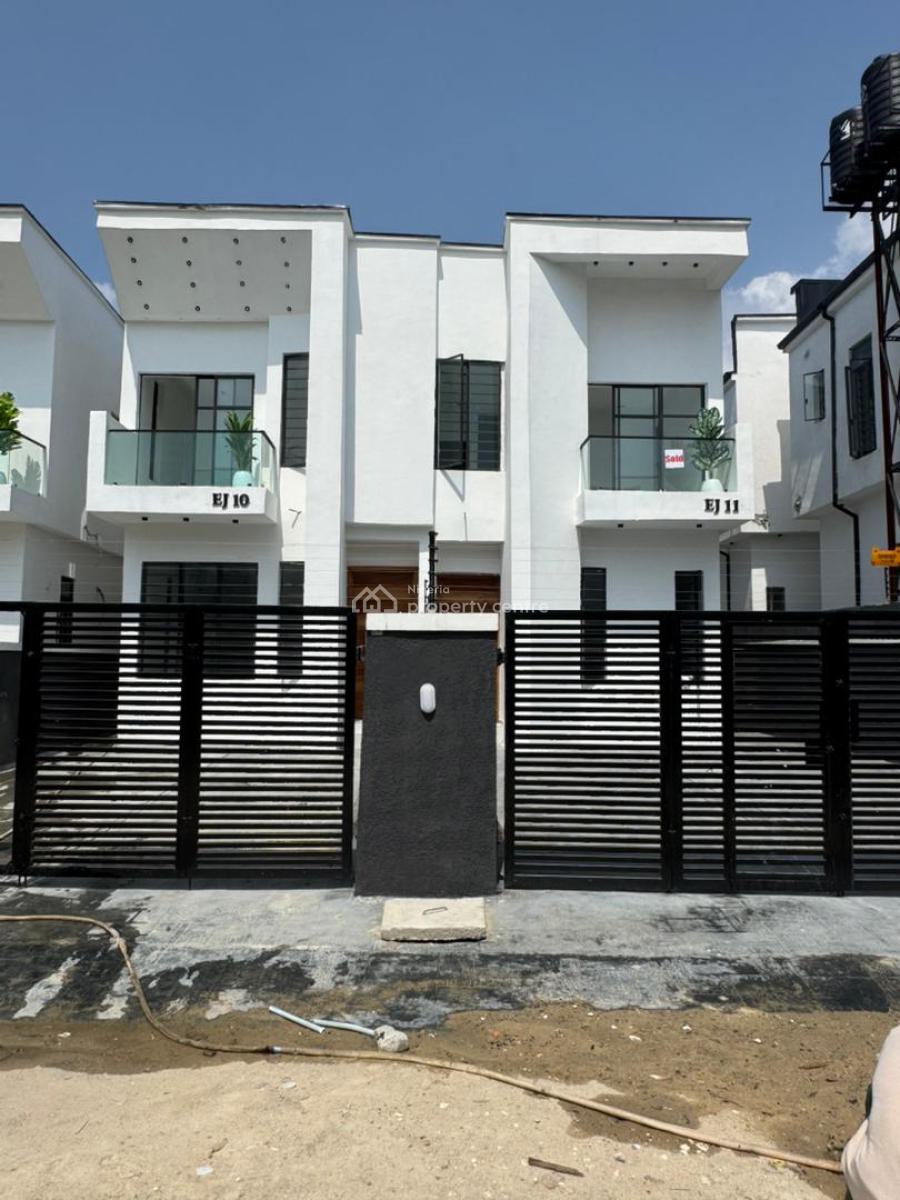 Newly Built 4 Bedroom Semi Detached Duplex Within an Estate, Ikota, Lekki, Lagos, Semi-detached Duplex for Sale