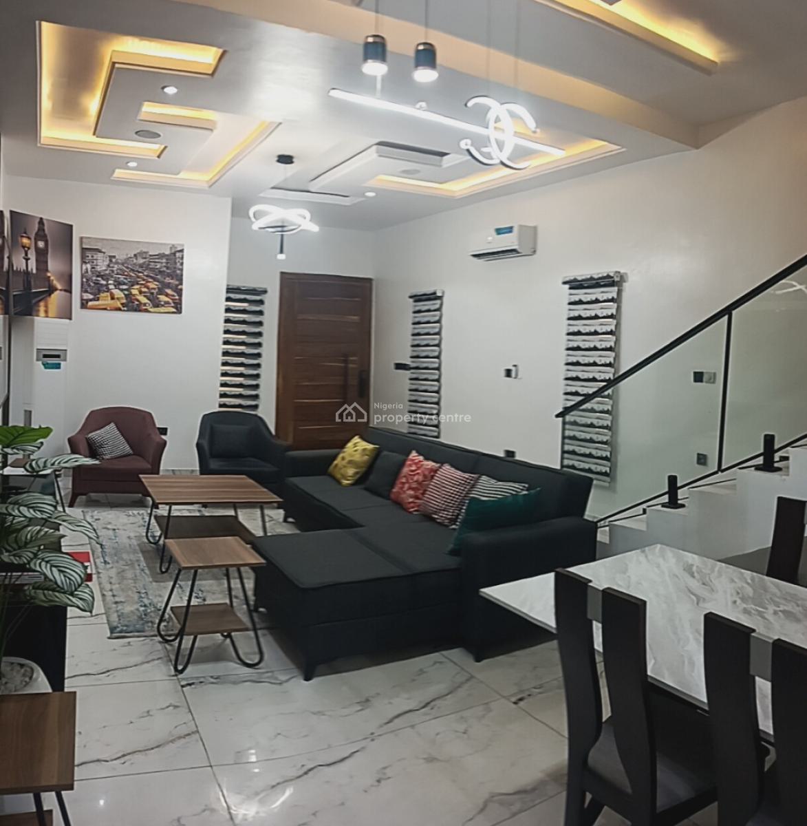 4bedroom Semi Detached Suplex, Omole Estate Phase 1, Ikeja, Lagos, Semi-detached Duplex Short Let