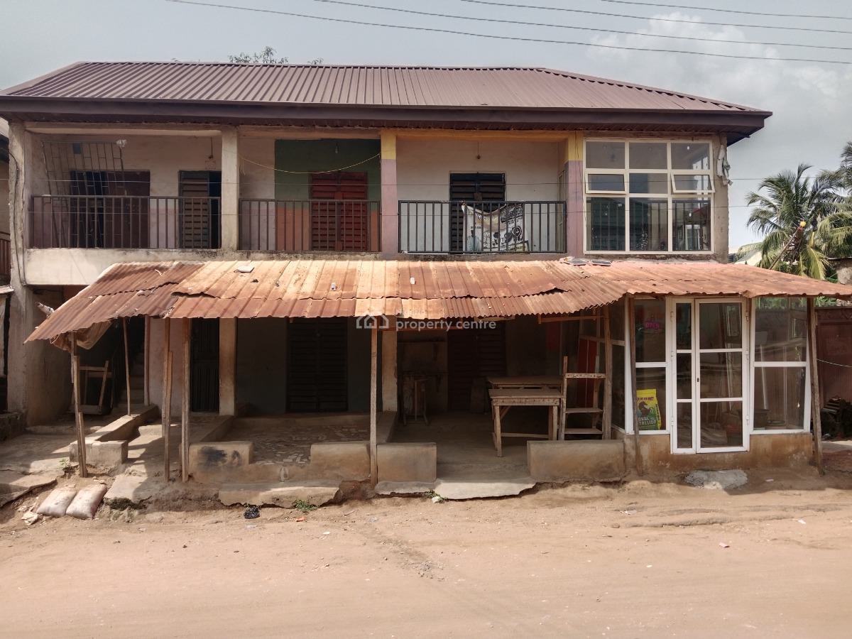 a Full Plot of Land with 8 Shops, 9, Akintonde Alamo Road, Akintonde Alamo Cda Estate, Magboro, Ogun, Mixed-use Land for Sale