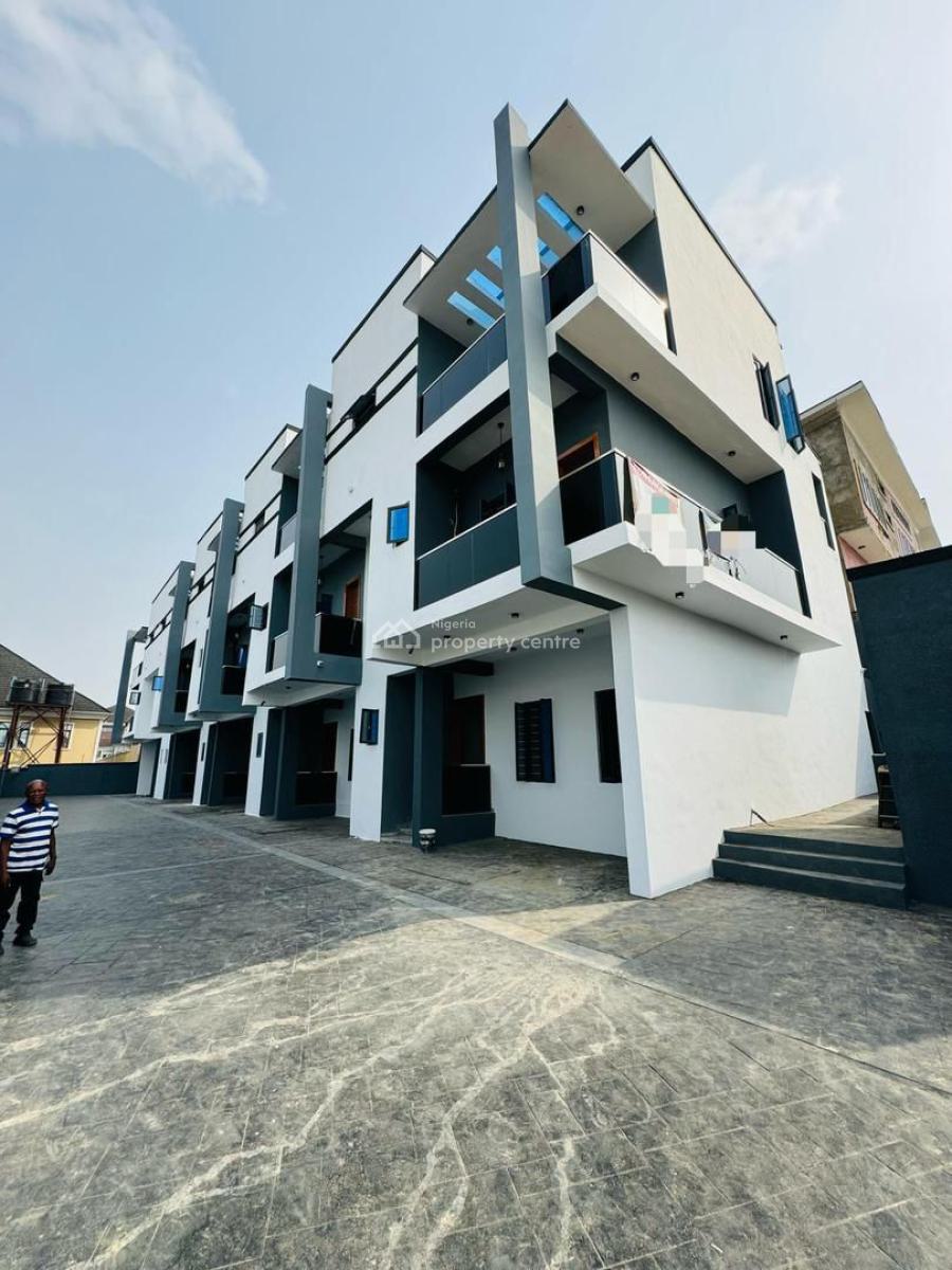 Luxury Newly Built 4 Bedroom Terrace Duplex Plus Bq, Beautifully Built Home with Bq in a Secured Estate, Opebi, Ikeja, Lagos, Terraced Duplex for Sale