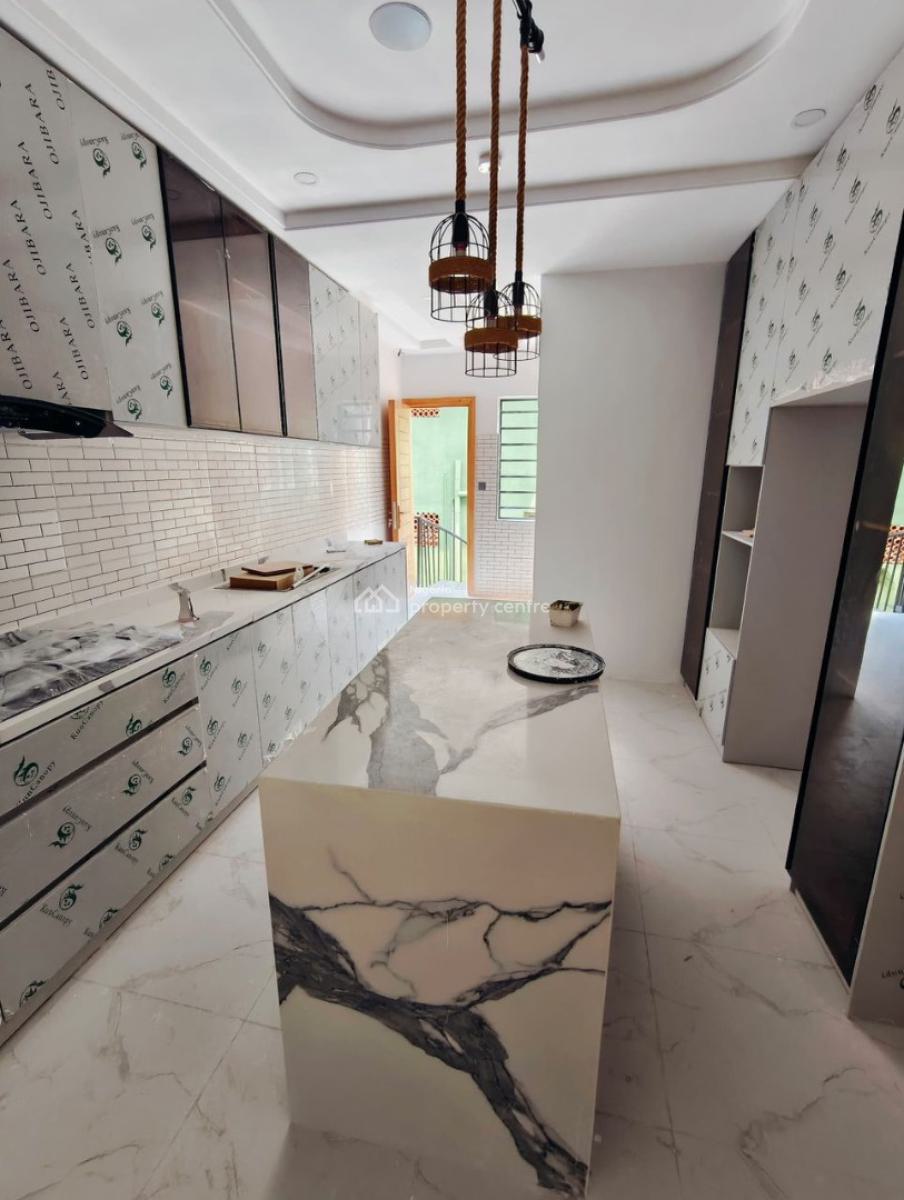 Spacious Newly Built 5 Bedroom Terrace Duplex with a Bq, Contemporary Home with Garage, Bq in a Secured Estate, Opebi, Ikeja, Lagos, Terraced Duplex for Sale