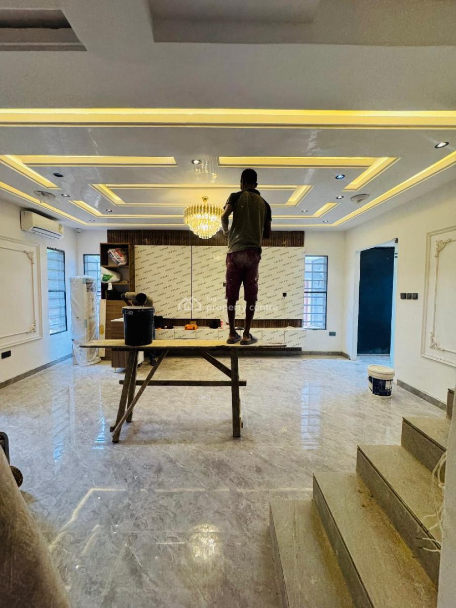 Exquisitely Modern Spacious 4 Bedroom Semi Detached Duplex with a Room, Contemporary Detailed Home with Bq in a Secured Estate, Opebi, Ikeja, Lagos, Semi-detached Duplex for Sale