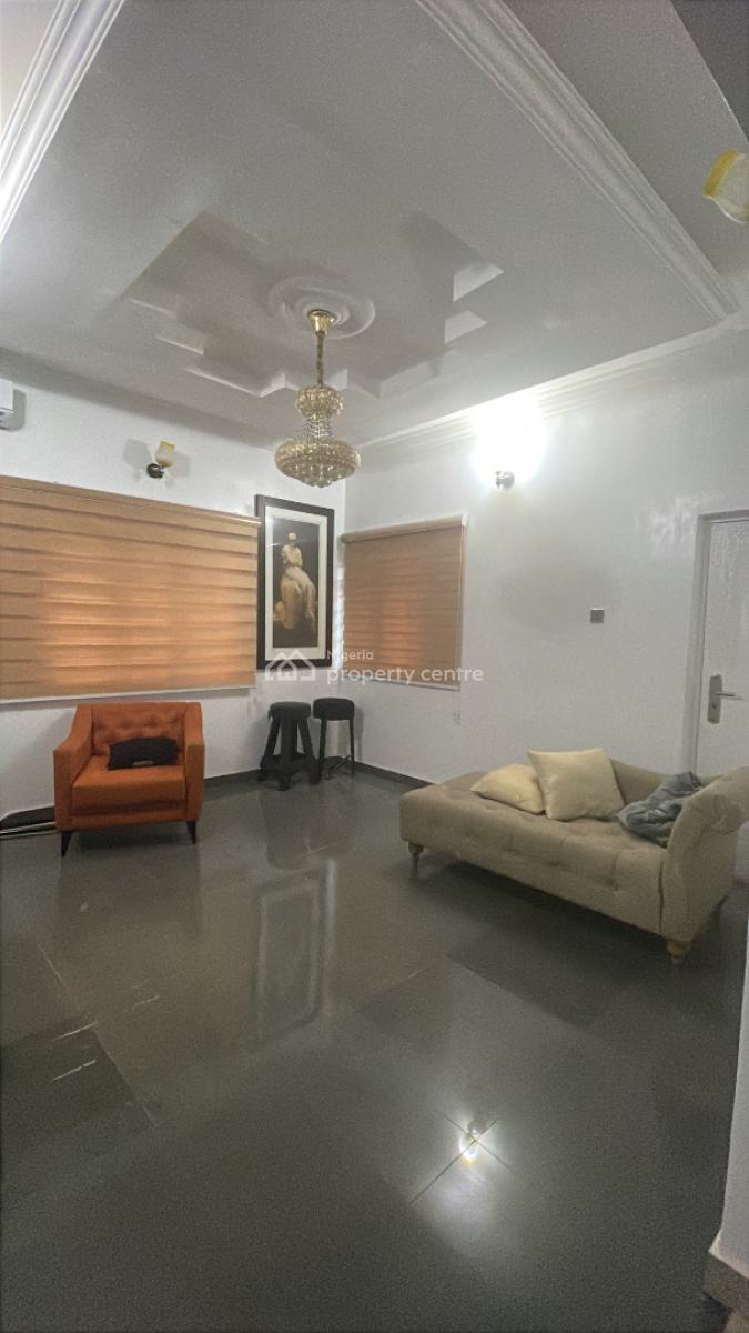 Furnished One Bedroom and Parlour with Balcony in a Shared Duplex, Atlantic View Estate, New Road, Lekki, Lagos, Flat / Apartment for Rent