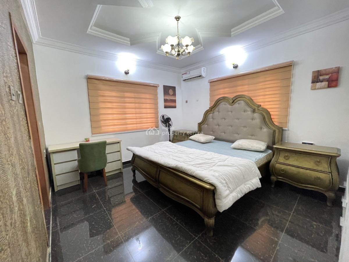 Furnished One Bedroom and Parlour with Balcony in a Shared Duplex, Atlantic View Estate, New Road, Lekki, Lagos, Flat / Apartment for Rent