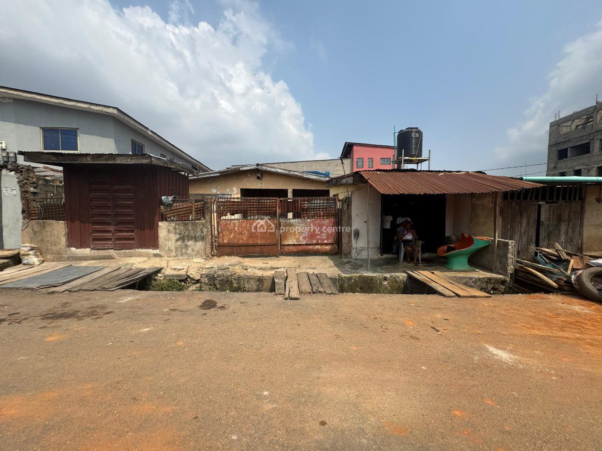 a Full Plot of Land with a Demolishable Bungalow on It, Secured Estate in Ogba Lagos, Ogba, Ikeja, Lagos, Land for Sale