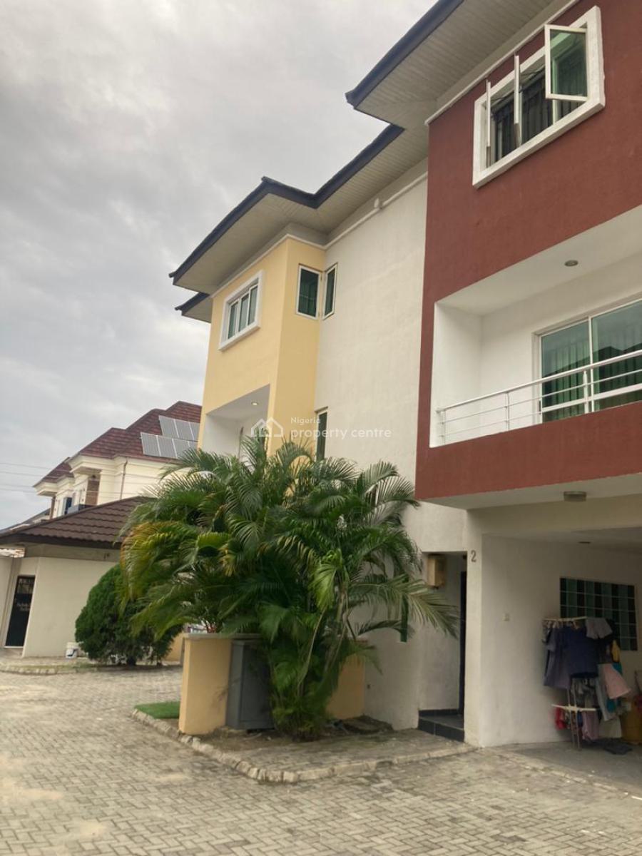 4 Bedroom Terrace Duplex with Bq, Ikota Villa, Ikota, Lekki, Lagos, Terraced Duplex for Rent