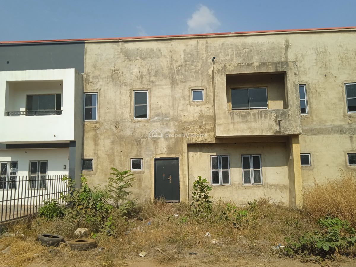 Carcass 4 Bedroom Terrace Duplex in an Estate, Sunnyvale Garden Estate, Kabusa, Abuja, Terraced Duplex for Sale
