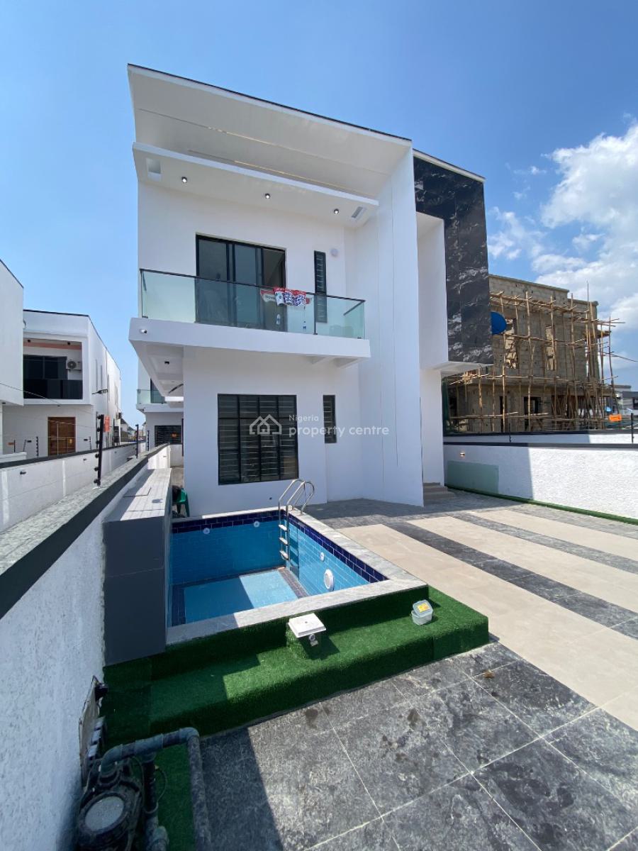 Newly Built 5 Bed Duplex with Private Pool, Ikota, Ikota, Lekki, Lagos, Detached Duplex for Sale