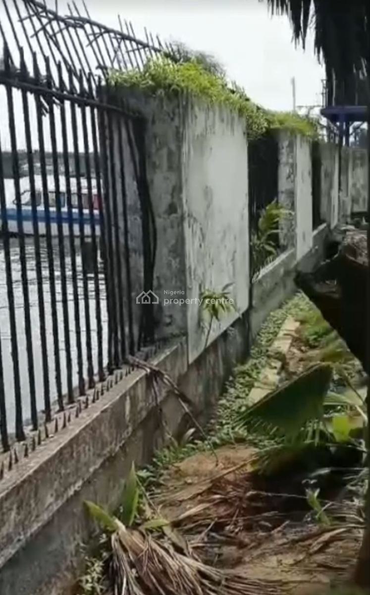 Waterfront Land Measuring 1,906sqm Suitable for Hotel Or Jetty, Off Creek Road, Apapa, Lagos, Land for Sale