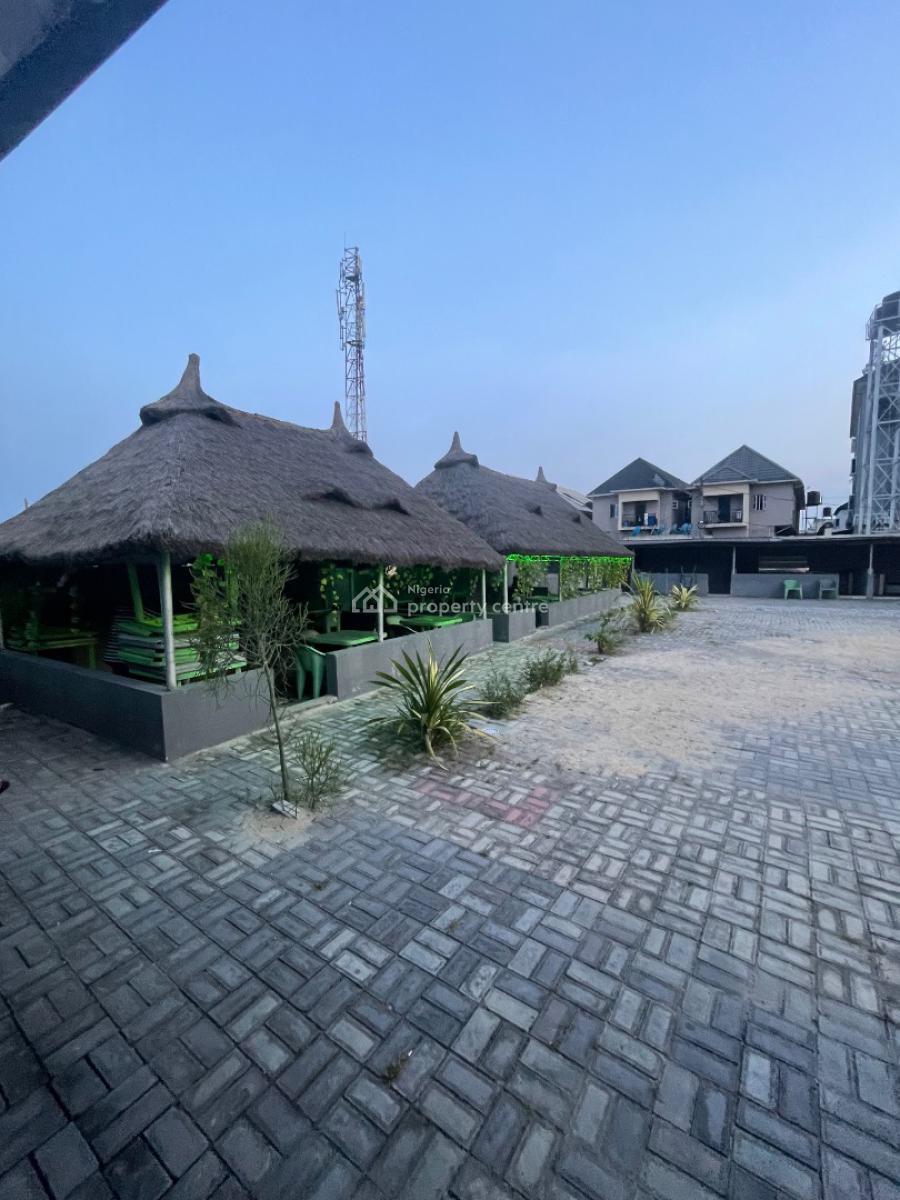 Fully Equipped Lounge and Bar with Solar Power, Sangotedo, Ajah, Lagos, Restaurant / Bar for Rent