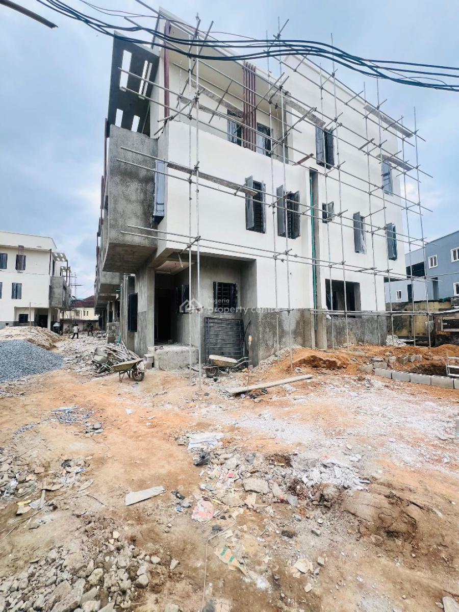 Nicely Built 5 Bedroom Terrace Duplex Plus Bq, Pool, Study, Gym, Majestically Built Home with Gym, Pool, Study, Bq, Ikeja Gra, Ikeja, Lagos, Terraced Duplex for Sale