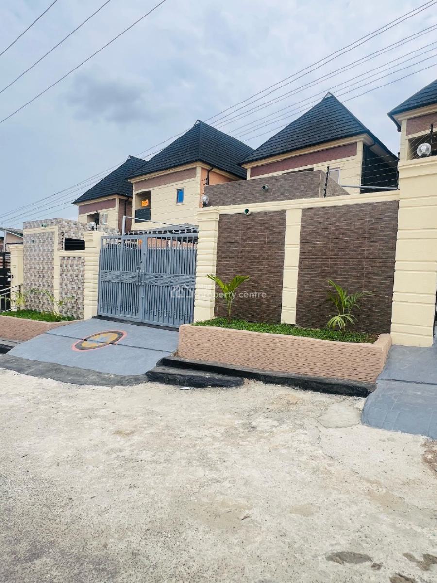 Newly Built 4 Bedroom Fully Detached Duplex with Bq, Beautifully Designed Home with Bq in a Secured Estate, Off College Rd, Ogba, Ikeja, Lagos, Detached Duplex for Sale