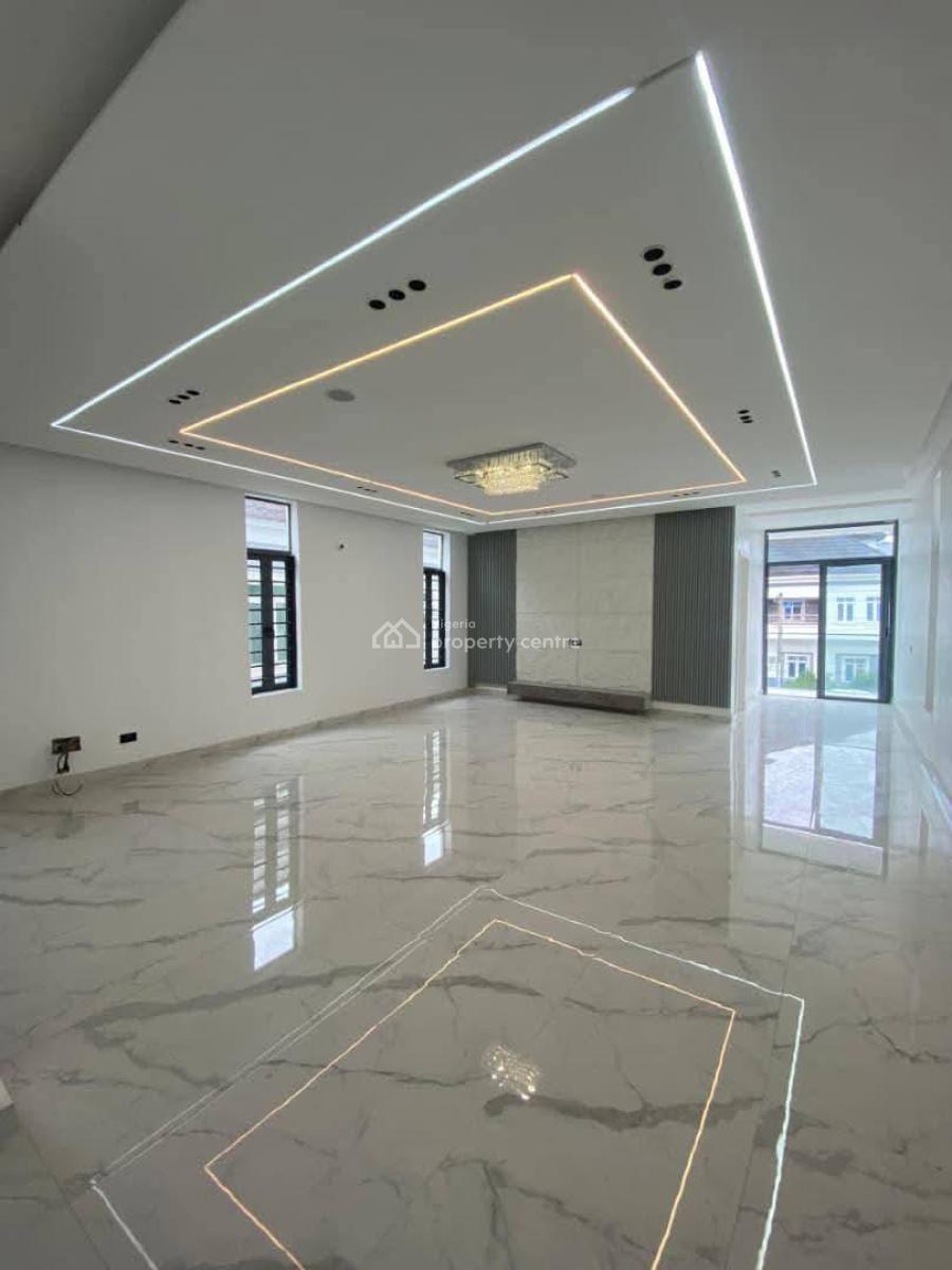 Luxurious 5 Bedroom Fully Detached Duplex with Study, Chevron, Lekki, Lagos, Detached Duplex for Sale