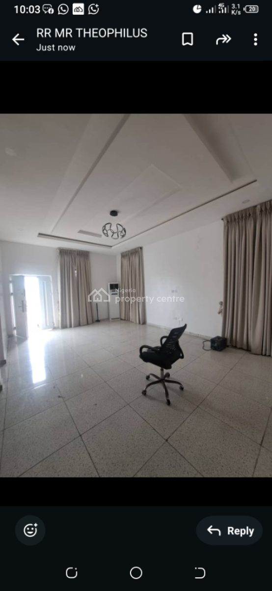 Self Compound Spacious Beautiful 4bedroom Semi Detached Duplex with Bq, Orchid Road, Lekki Phase 2, Lekki, Lagos, Semi-detached Duplex for Rent