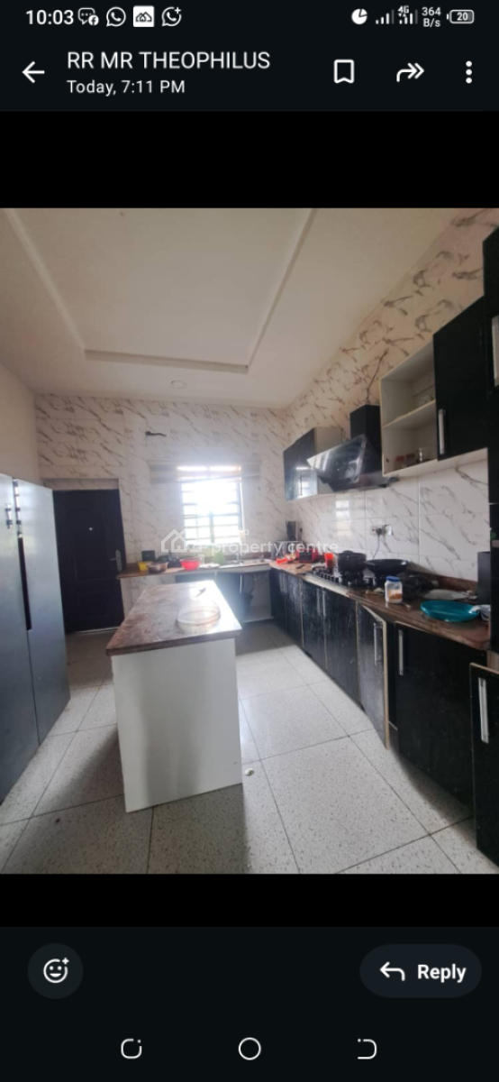 Self Compound Spacious Beautiful 4bedroom Semi Detached Duplex with Bq, Orchid Road, Lekki Phase 2, Lekki, Lagos, Semi-detached Duplex for Rent