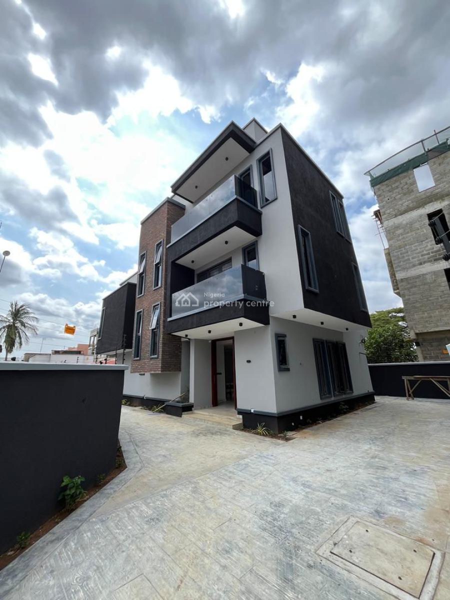 a Massive and Beautiful Newly Built 5 Bedroom Fully Detached Home in a, Newly Built, Ample Car Lot, 4 Minutes Drive to The Airport, Secured Lo, Ikeja Gra, Ikeja, Lagos, Detached Duplex for Sale