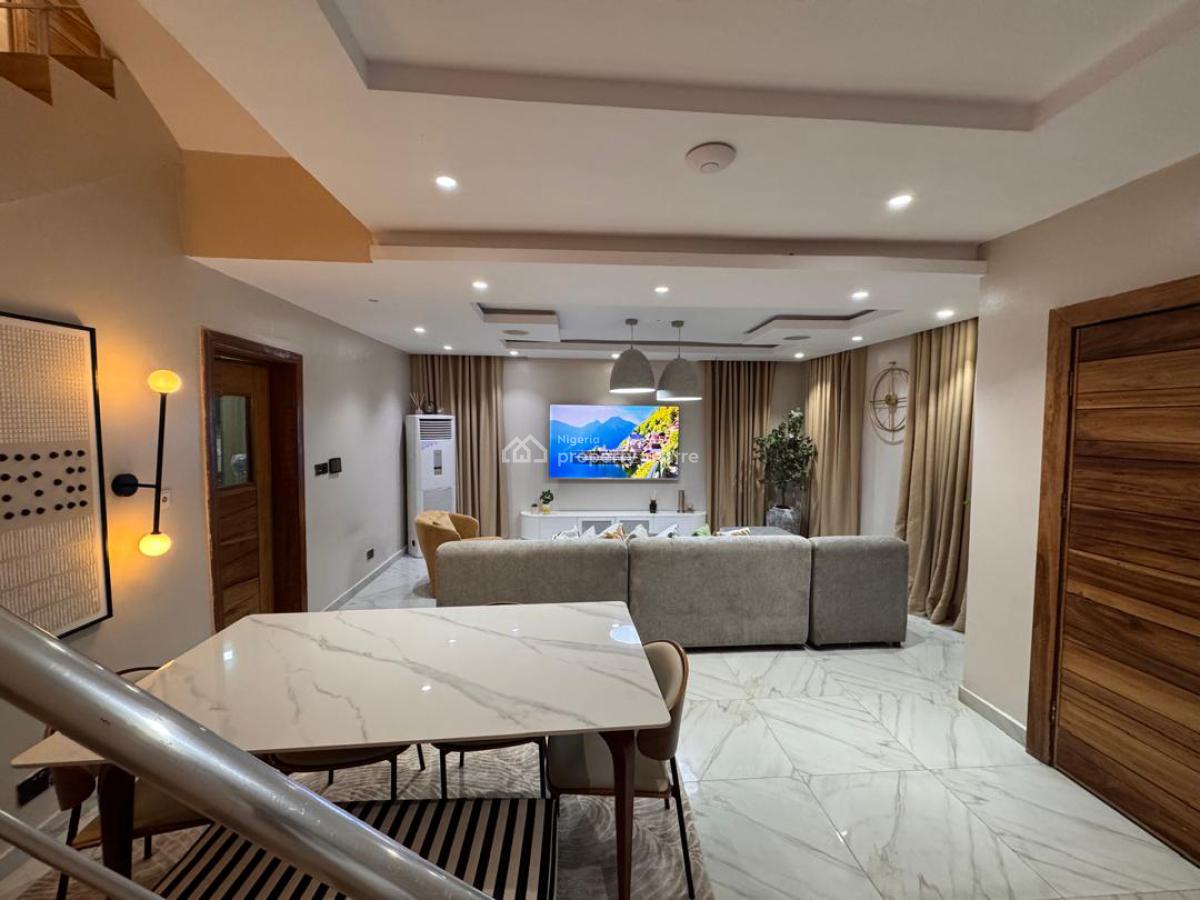 Fully Well Furnished 4bedroom Terrace Duplex., Ikate, Lekki, Lagos, House for Rent