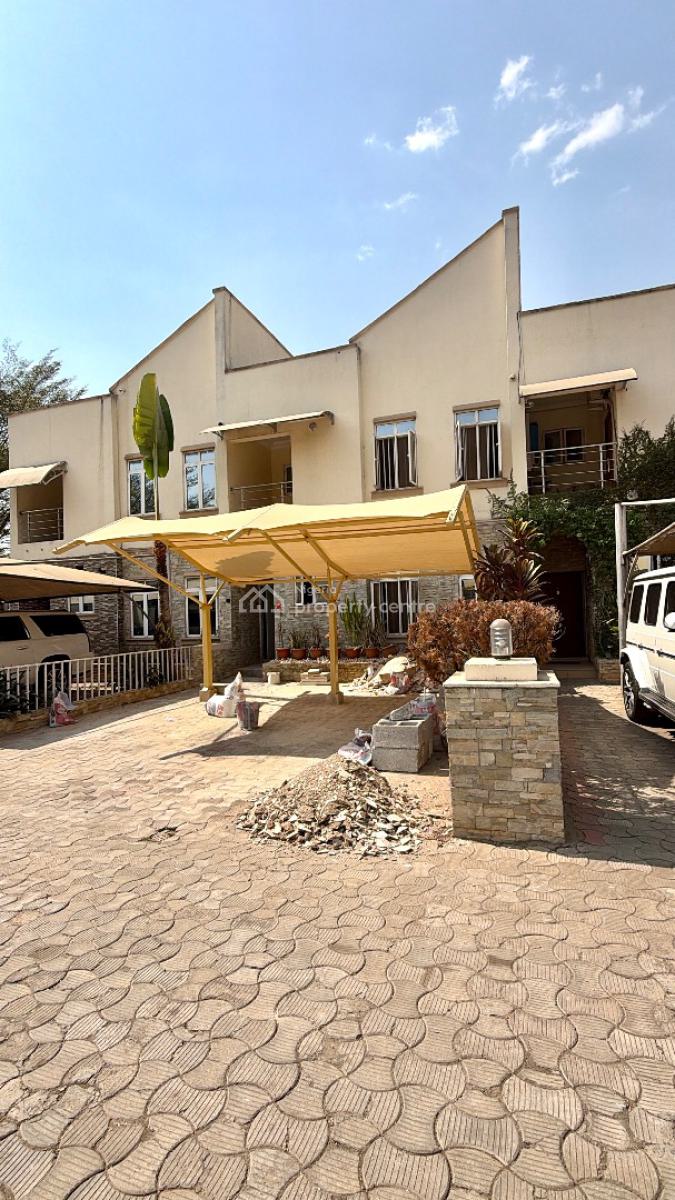 Luxury 4-bedroom Terrace Duplex  with Bq & Private Swimming Pool, Jabi Main, Jabi, Abuja, Terraced Duplex for Rent