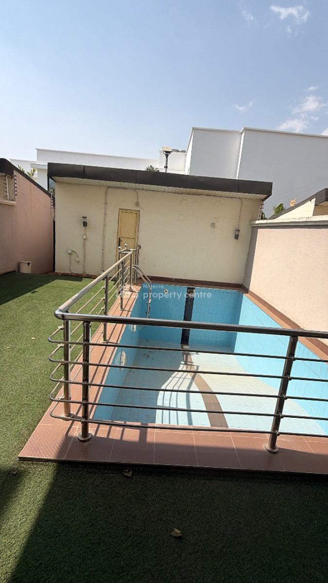 Luxury 4-bedroom Terrace Duplex  with Bq & Private Swimming Pool, Jabi Main, Jabi, Abuja, Terraced Duplex for Rent