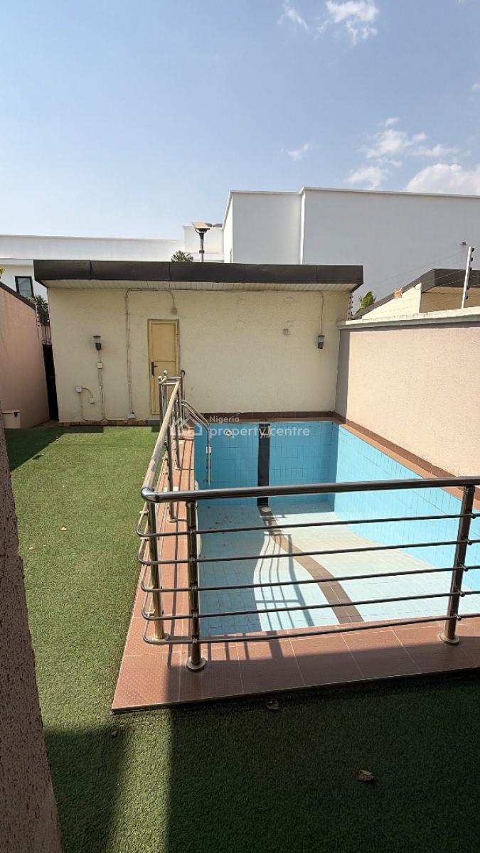 Luxury 4-bedroom Terrace Duplex  with Bq & Private Swimming Pool, Jabi Main, Jabi, Abuja, Terraced Duplex for Rent