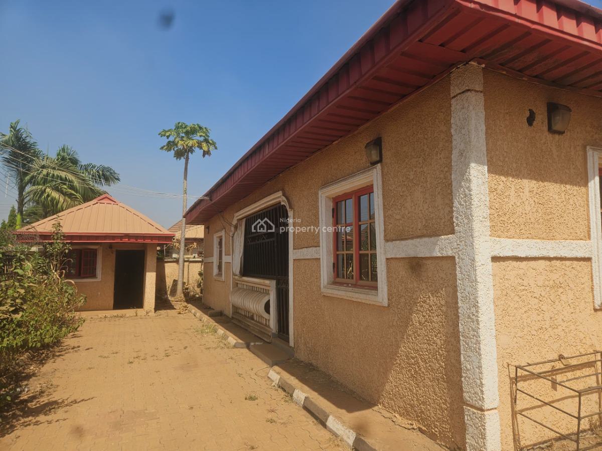 4 Bedroom Bungalow with B/q, By Cedarcrest Hospital, Apo, Abuja, Detached Bungalow for Sale