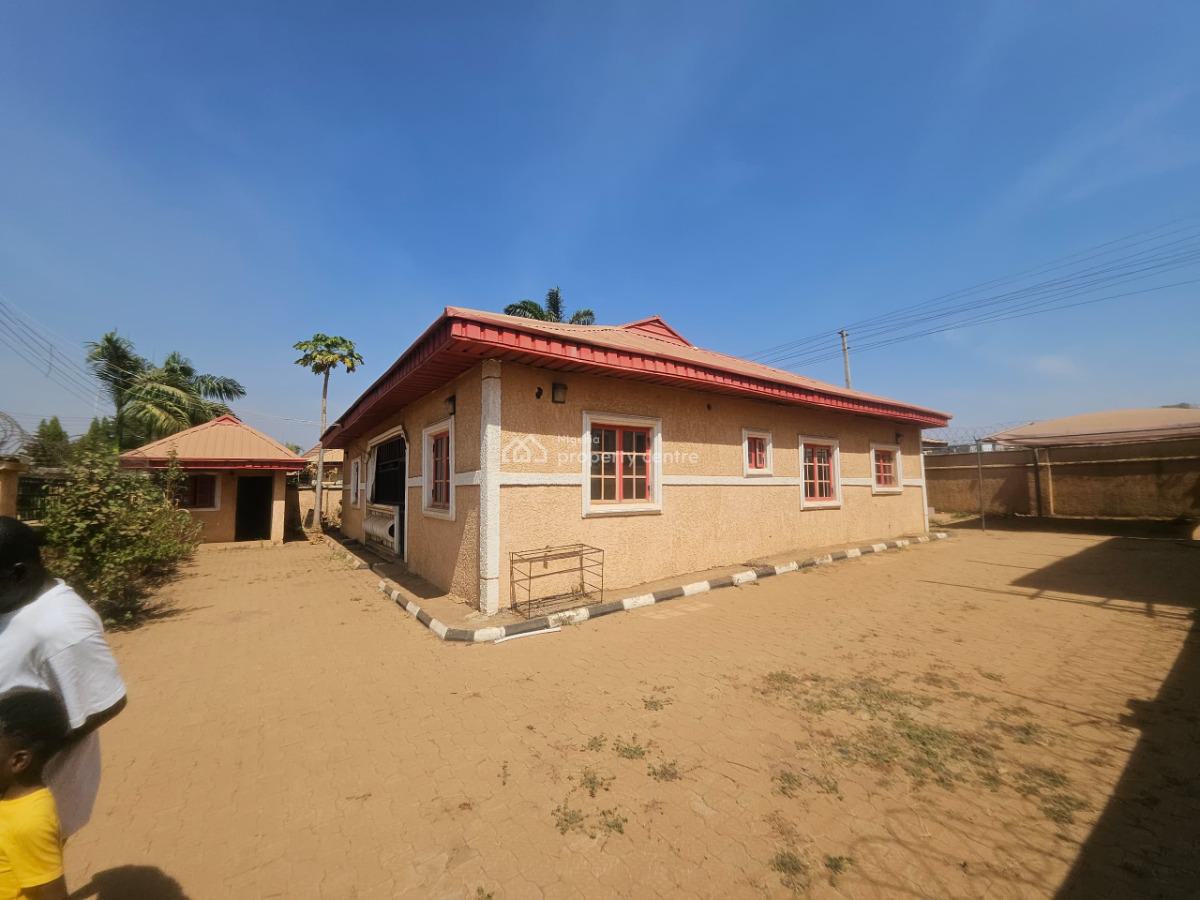 4 Bedroom Bungalow with B/q, By Cedarcrest Hospital, Apo, Abuja, Detached Bungalow for Sale