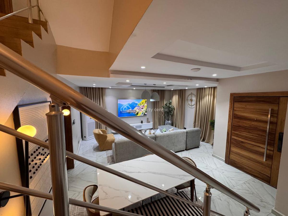 Fully Well Furnished 4bedroom Terrace Duplex, Ikate Elegushi, Lekki, Lagos, Terraced Duplex for Rent