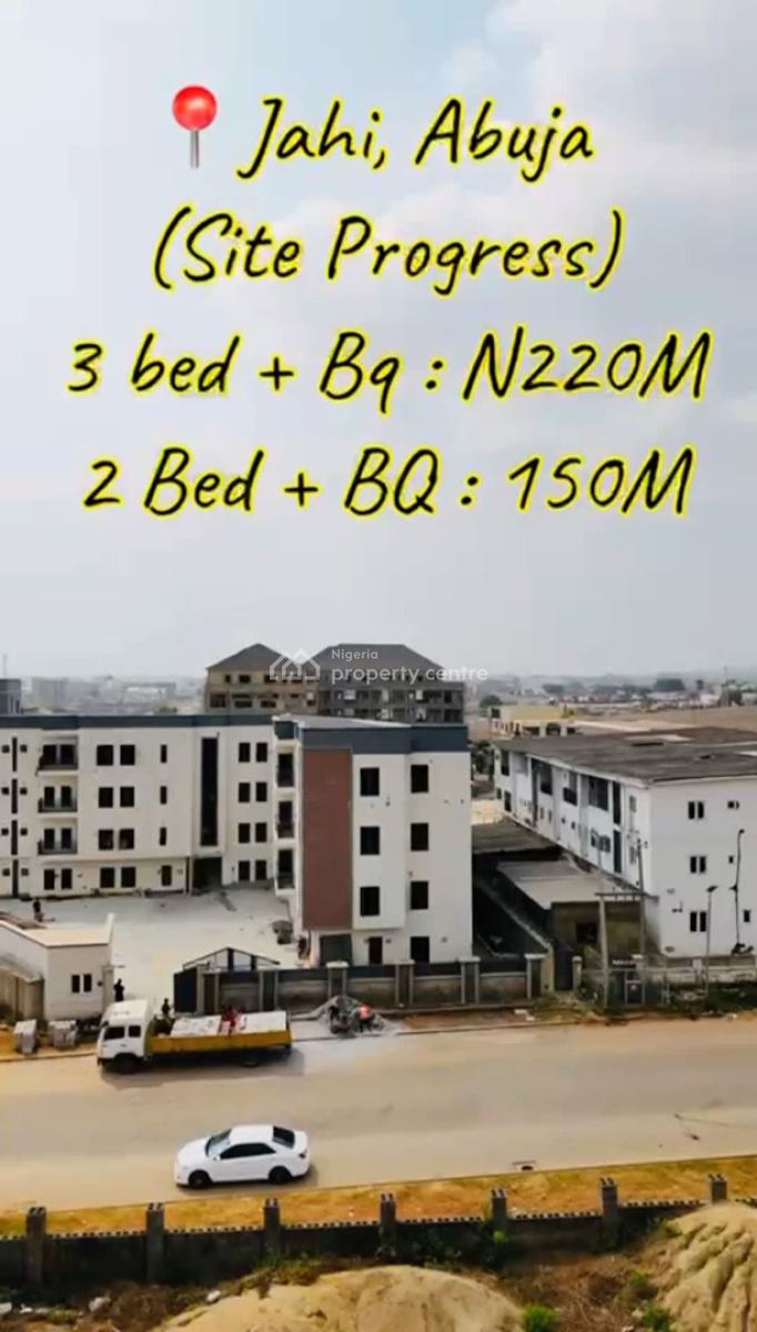 a Spacious Two Bedroom Apartment with Bq, Jahi, Abuja, Jahi, Abuja, Block of Flats for Sale
