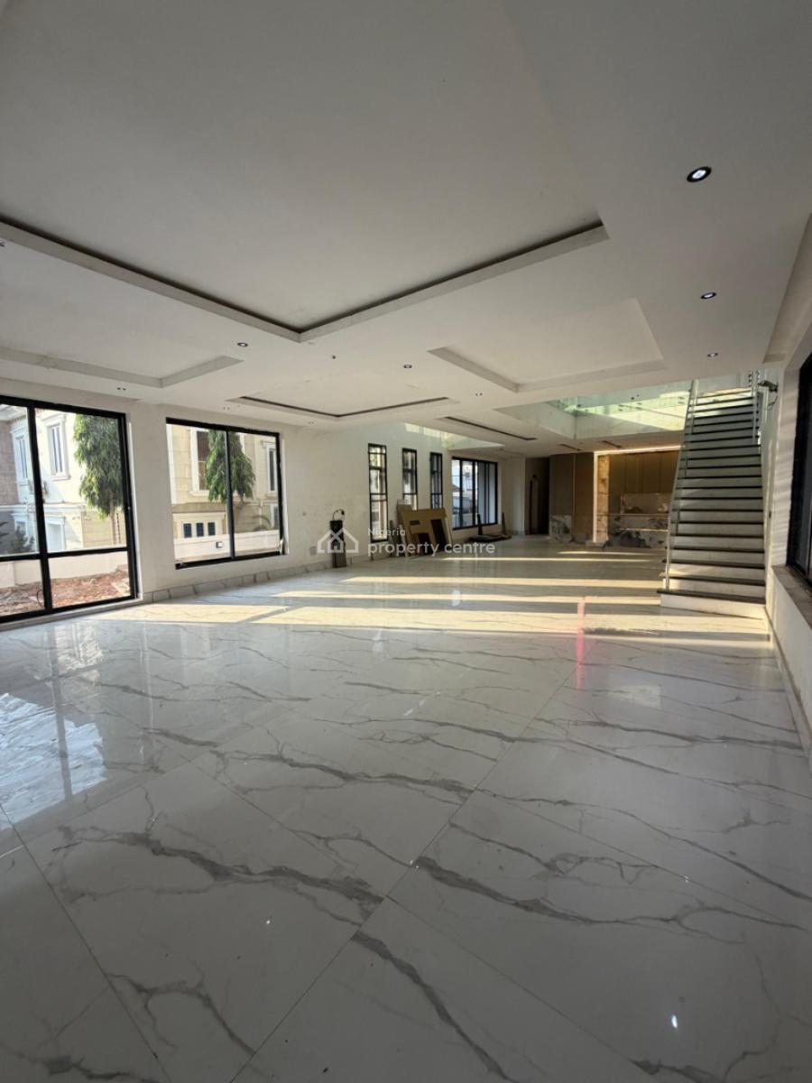 Newly Built 5 Bedroom Detached Mansion with Bq , Elevator and Swim Poo, Katampe Extension, Katampe, Abuja, Detached Duplex for Sale