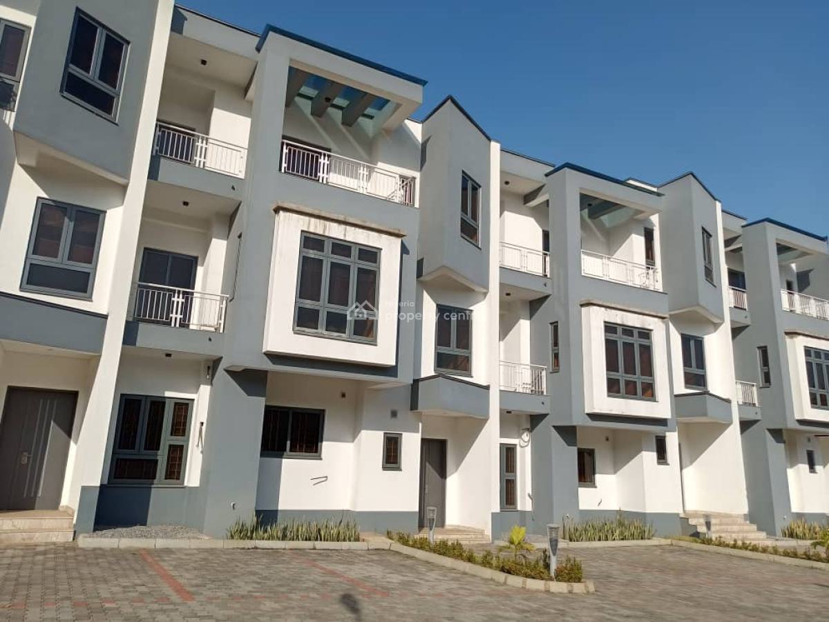 Spacious Brand New 4 Bedroom Terrace Duplex with Bq, Off Yoruba Mosque Street, Maitama District, Abuja, Terraced Duplex for Rent
