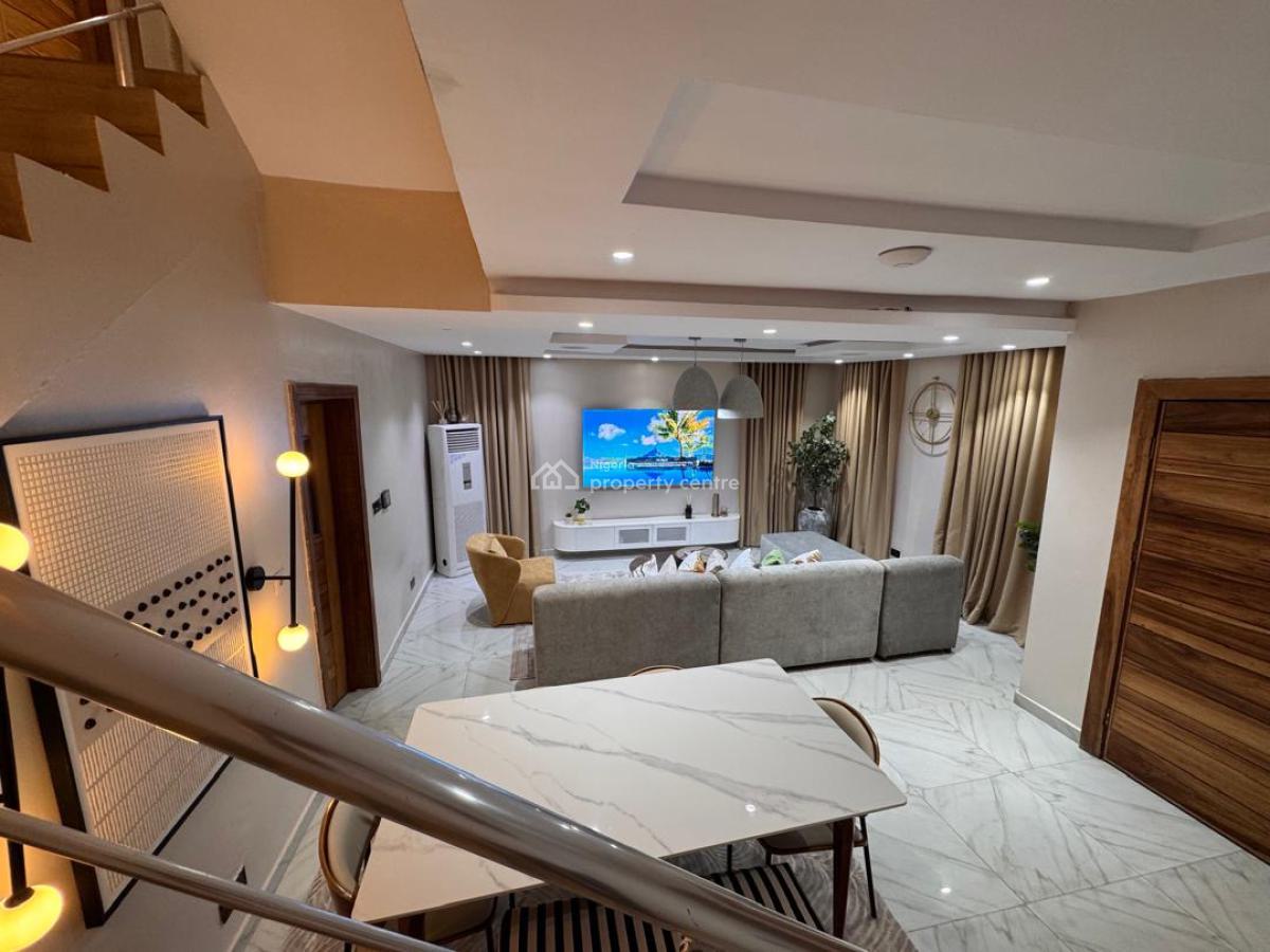 Furnished 4 Bedrooms Terrace Duplex, Ikate, Lekki, Lagos, Terraced Duplex for Rent