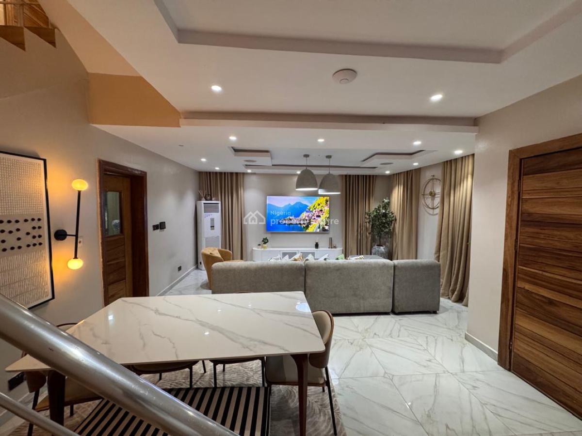 Furnished 4 Bedrooms Terrace Duplex, Ikate, Lekki, Lagos, Terraced Duplex for Rent