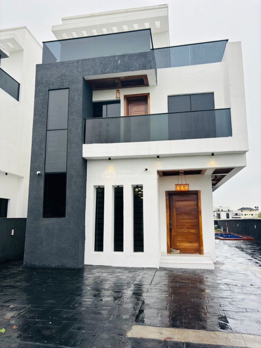 Luxury 5 Bedroom Fully Detached Duplex with Swimming Pool and Cinema, Royal Gardens Estate, Ajah, Lagos, Detached Duplex for Sale