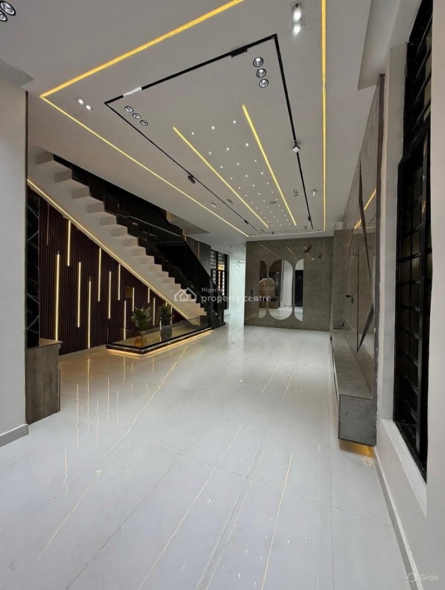 Sleek 5 Bedroom Fully Detached Home, Chevron, Lekki, Lagos, Detached Duplex for Sale