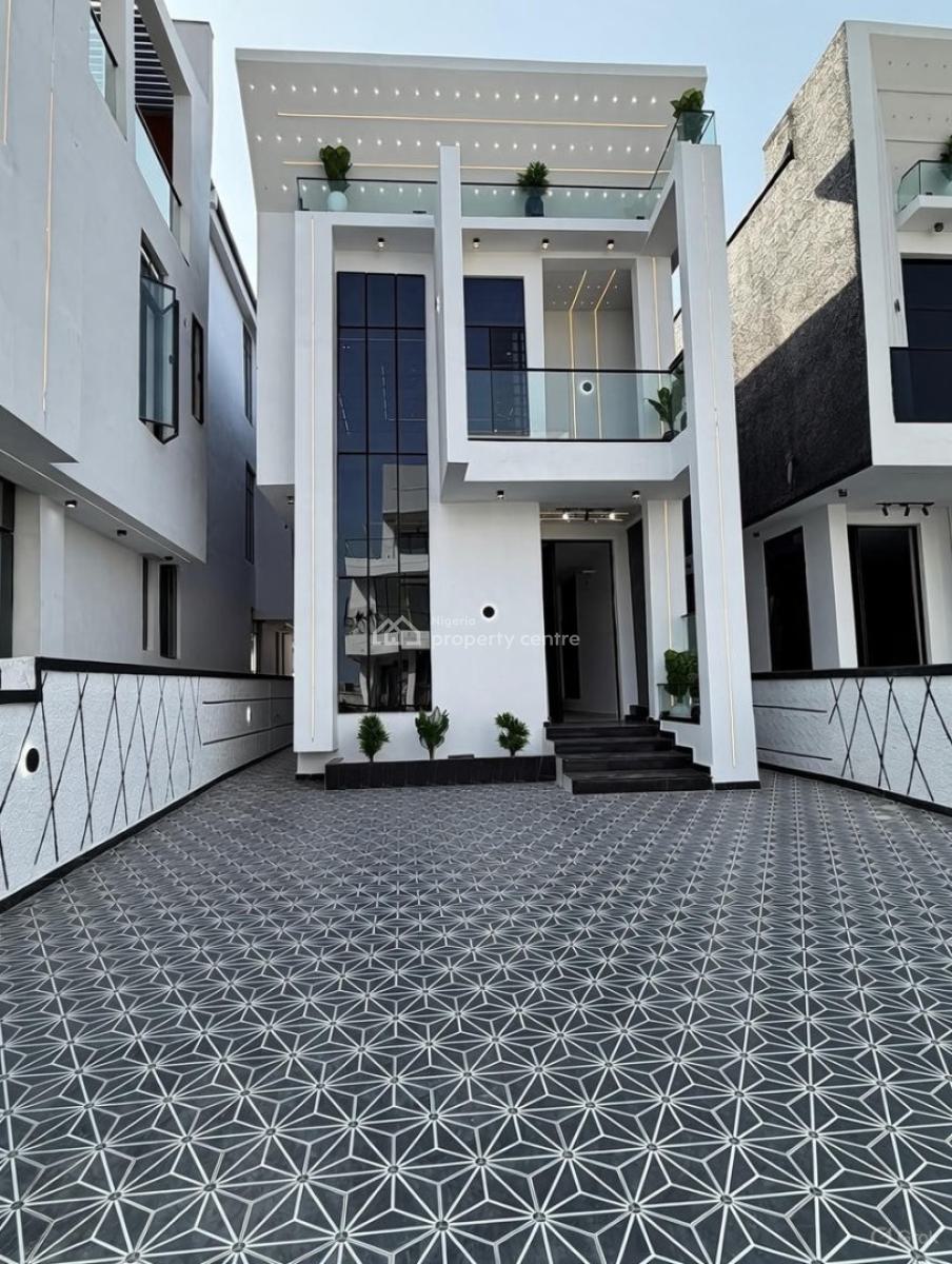 Sleek 5 Bedroom Fully Detached Home, Chevron, Lekki, Lagos, Detached Duplex for Sale