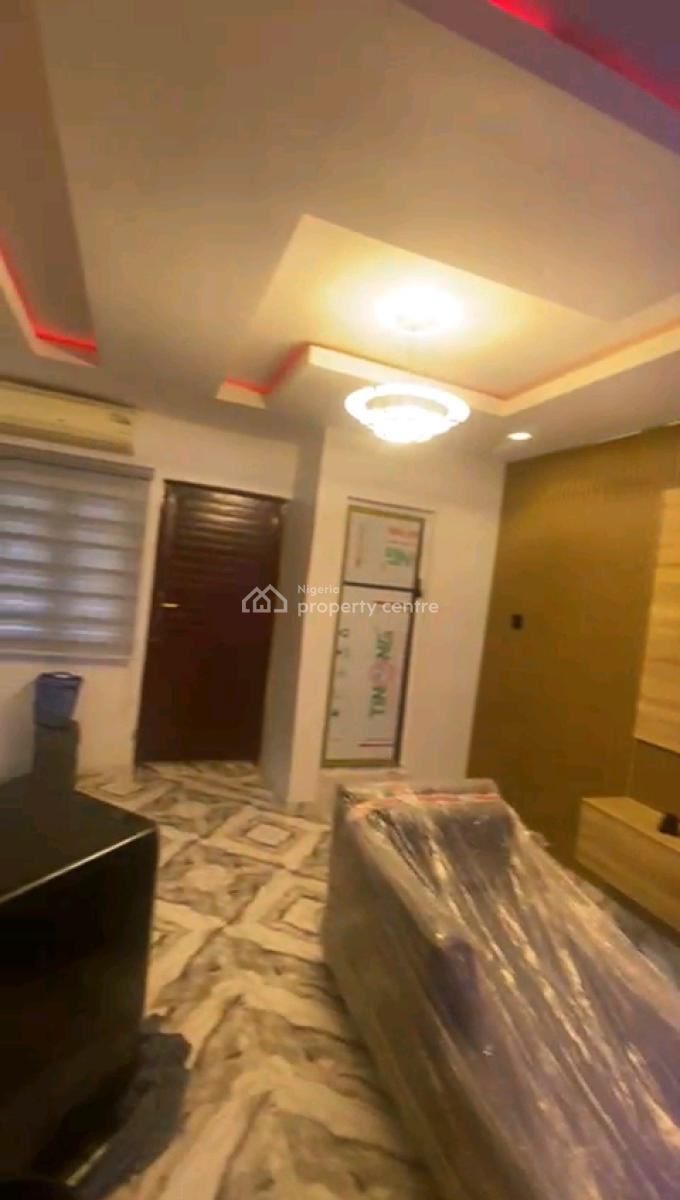 Newly Built Spacious Furnished Mini Upflat with 2 Toilet 1 Bathroom, Ijagbemi Street Off Pedro Road, Gbagada, Lagos, Mini Flat (room and Parlour) for Rent