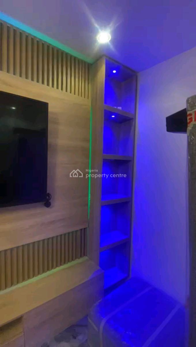 Newly Built Spacious Furnished Mini Upflat with 2 Toilet 1 Bathroom, Ijagbemi Street Off Pedro Road, Gbagada, Lagos, Mini Flat (room and Parlour) for Rent