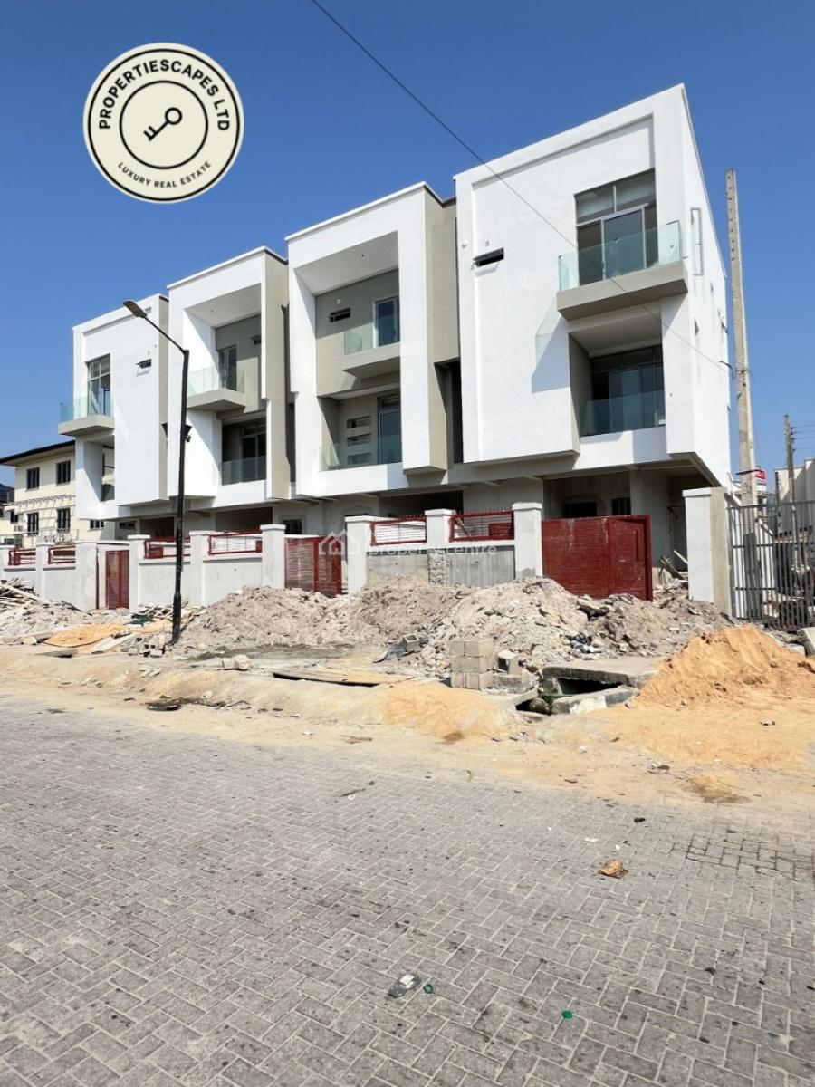 Contemporary 4 Bedroom Terraced  Duplex with Bq, Lekki Phase 1, Lekki, Lagos, Terraced Duplex for Sale