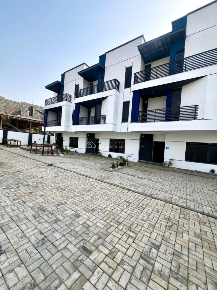 4-bedrooms Terrace Duplex with Bq, By Dakibiyu, Jabi, Abuja, Terraced Duplex for Rent