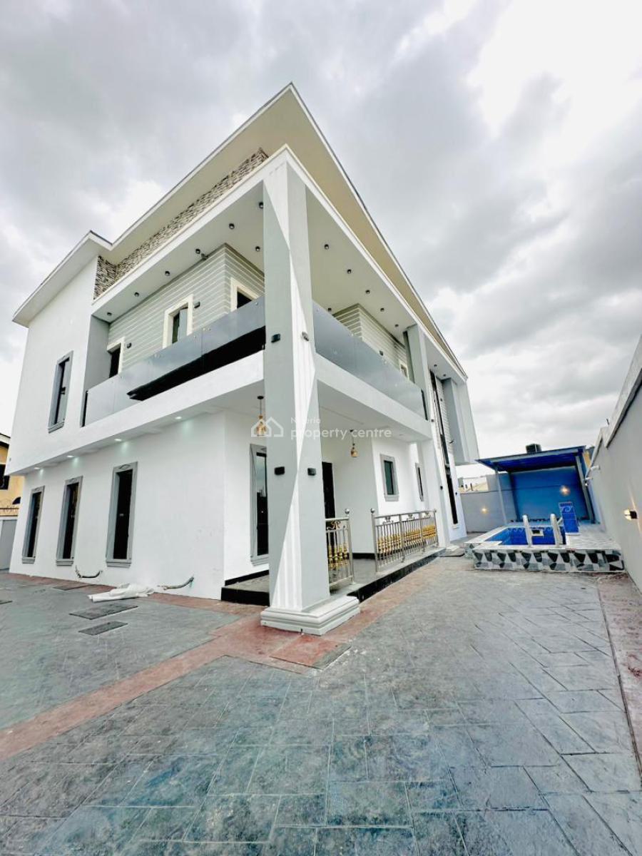 Magnificently Built 5 Bedroom Detached Duplex Plus Bq & Swimming Pool, Gbagada, Gbagada, Lagos, House for Sale