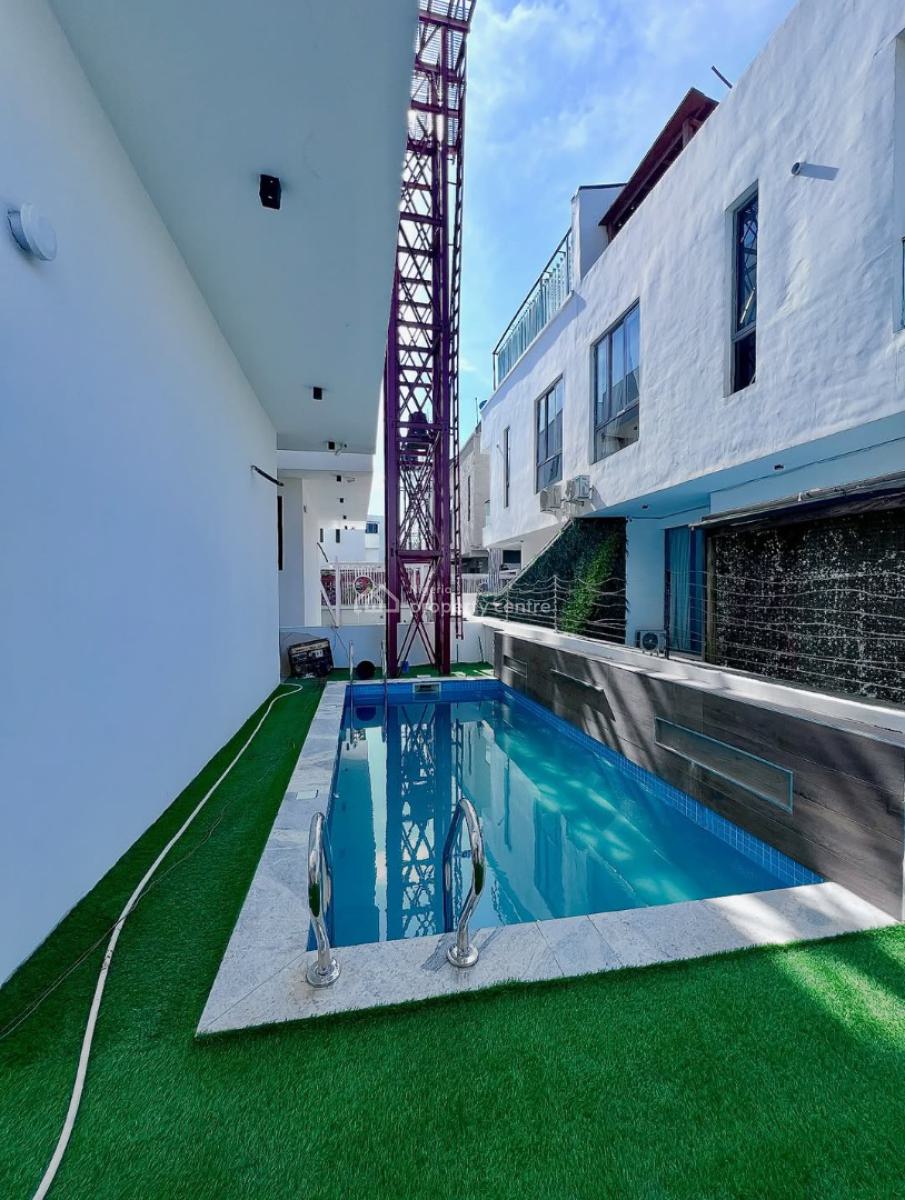 5 Bedroom Detached Duplex with Swimming Pool, Cinema, & Rooftop Terrace, Osapa, Lekki, Lagos, Detached Duplex for Sale