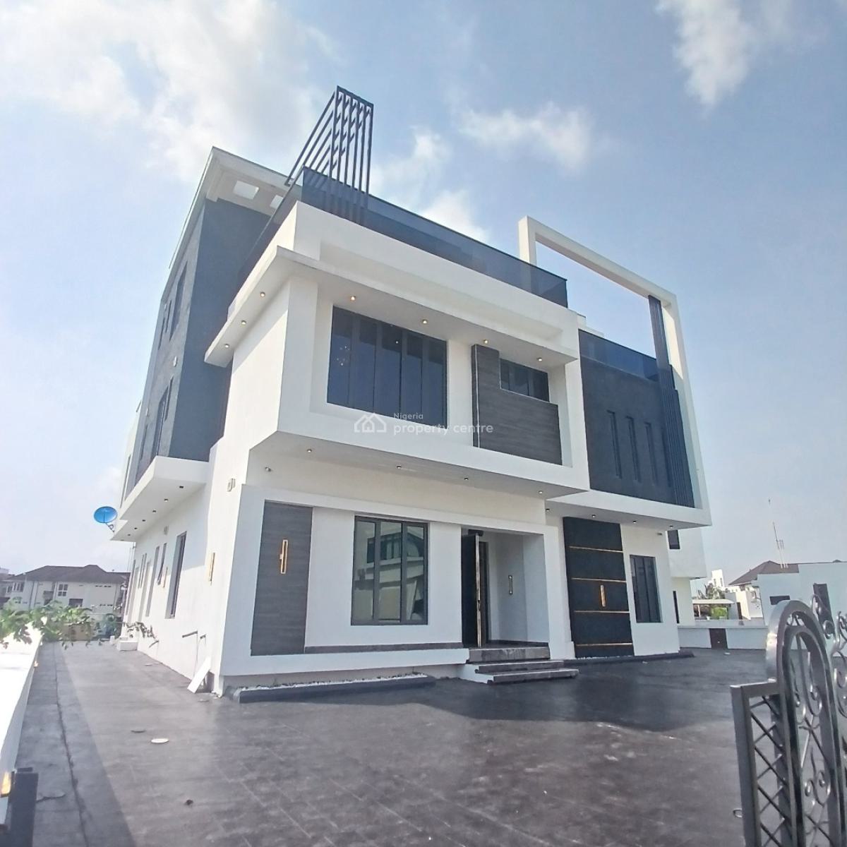 5 Bedroom Detached Duplex with Swimming Pool, Bq, Pinnock Beach Estate, Osapa, Lekki, Lagos, Detached Duplex for Sale