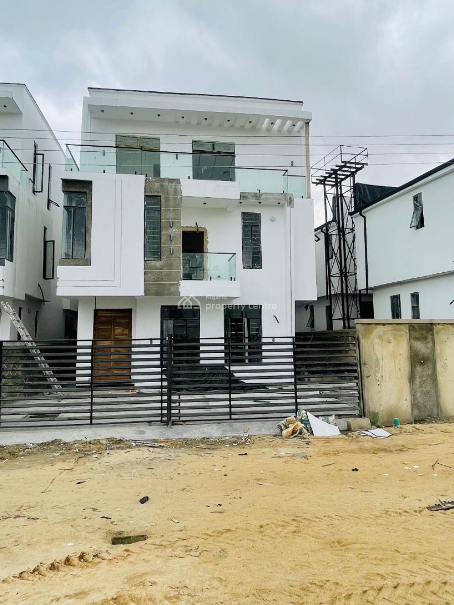 Well Built 5 Bedroom Fully Detached Duplex with Bq, Chevron, Lekki, Lagos, Detached Duplex for Sale