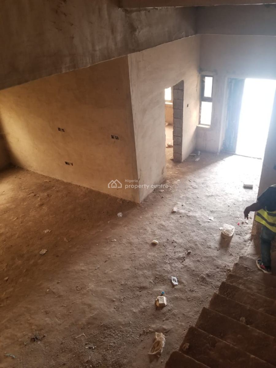 4 Bedroom Duplex +bq Uncompleted, Paradise Road, Life Camp, Abuja, Semi-detached Duplex for Sale