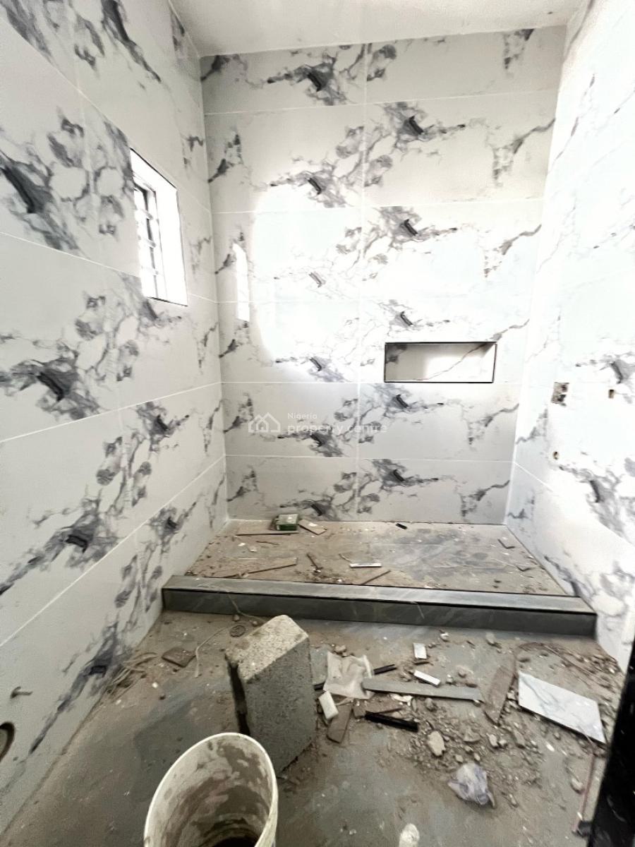 Eye Catchy 4 Bedroom Terrace Duplex Plus Bq, Stylishly Built Home with Self Compound/bq in an Estate,adeniyi Jones, Ikeja, Lagos, Terraced Duplex for Sale