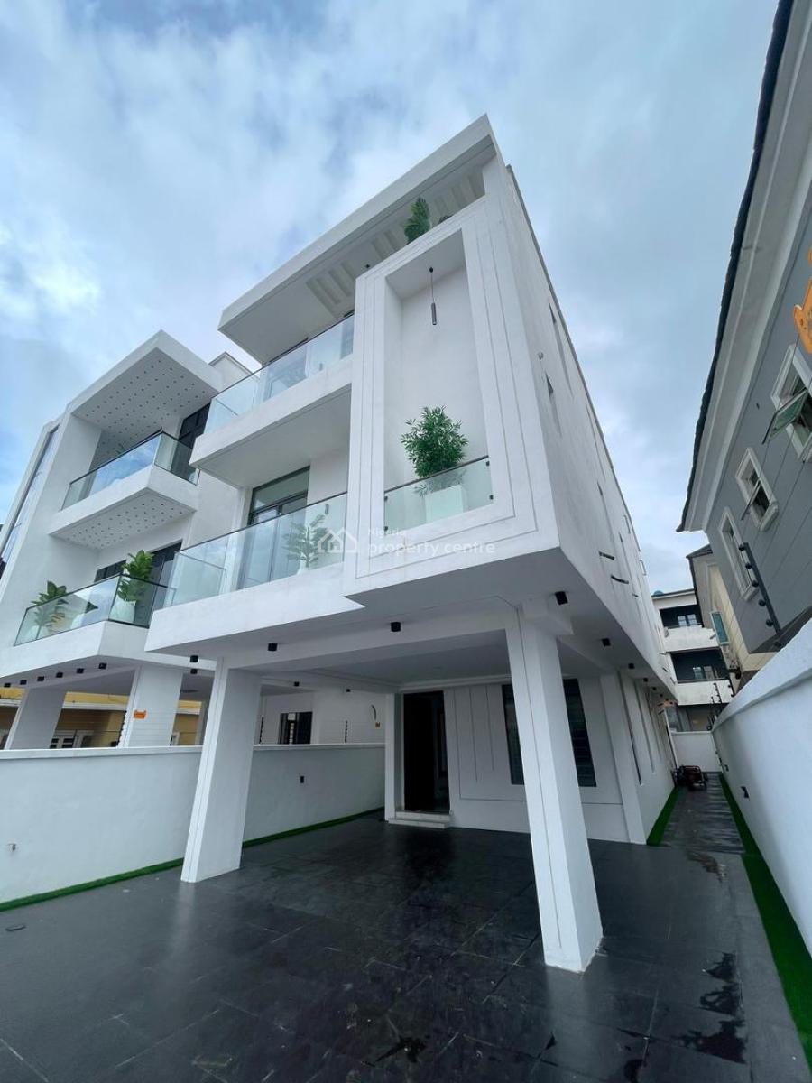 Contemporary 5bedroom Detached Duplex with Swimming Pool &bq, Chevron ,lekki ,lagos ,nigeria, Lekki, Lagos, Detached Duplex for Sale