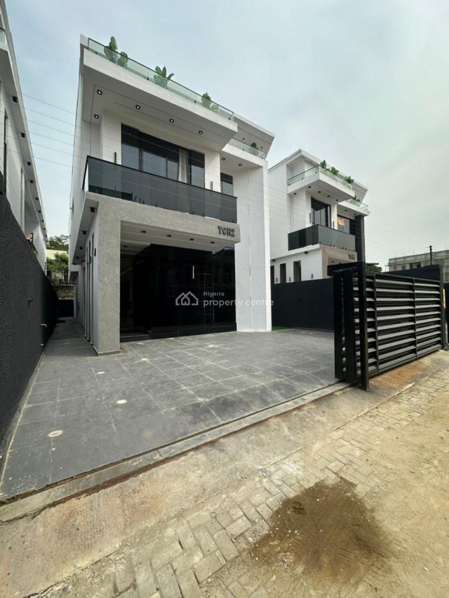 5 Bedrooms Fully Detached Duplex with Swimming Pool, Chevron, Lekki, Lagos, Detached Duplex for Sale