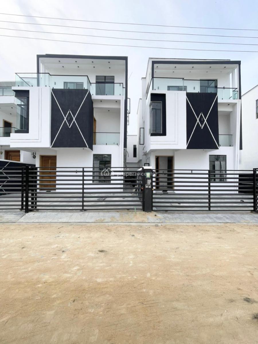 Luxury 5 Bedrooms Fully Detached Duplex with Swimming Pool, Chevron, Lekki, Lagos, House for Sale