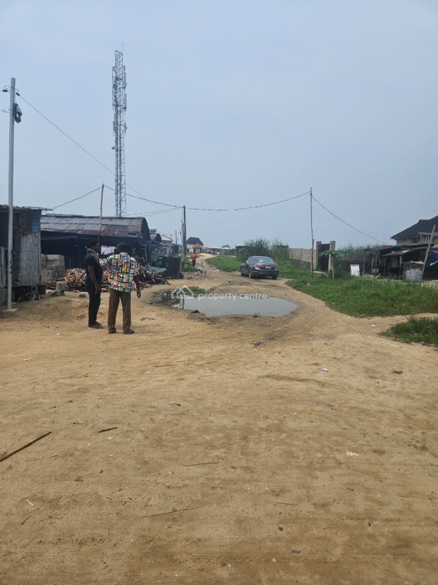 Corner-piece Half Plot of Land with Survey Plan/excision, Sangotedo, Ajah, Lagos, Mixed-use Land for Sale